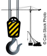 Crane Hook Vector Clipart Eps Images  604 Crane Hook Clip Art Vector