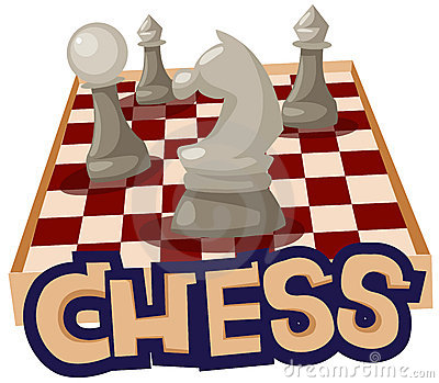 Illustration Of Isolated Letter Of Chess On White Background