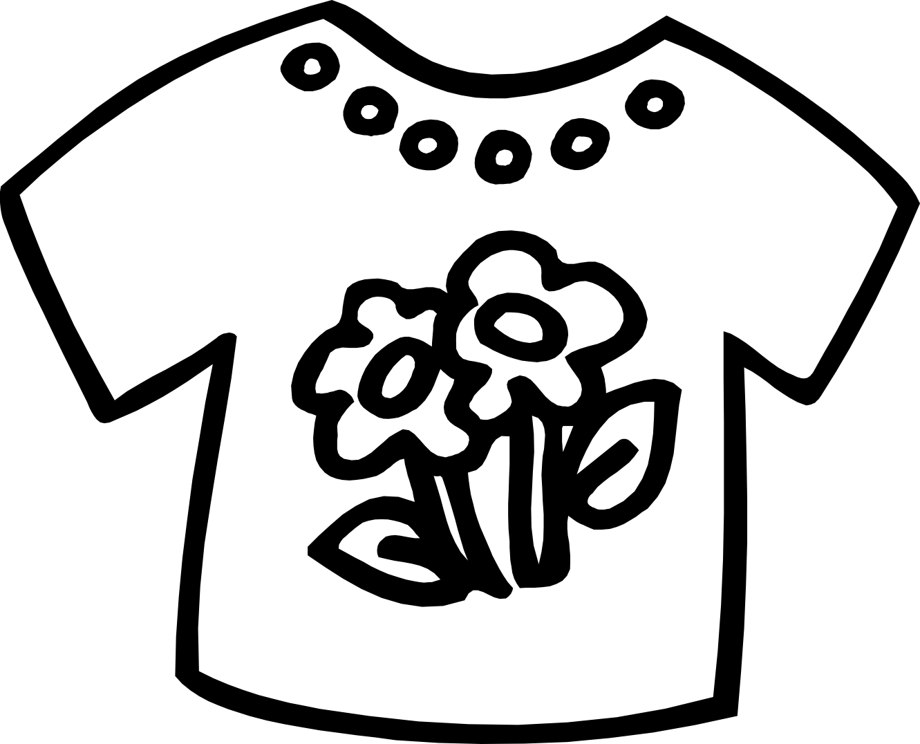 Images For   Clothing Clipart Black And White