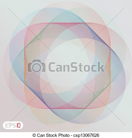 Interlocking Circles In Spectrum Color Csp13067626   Search Clipart    