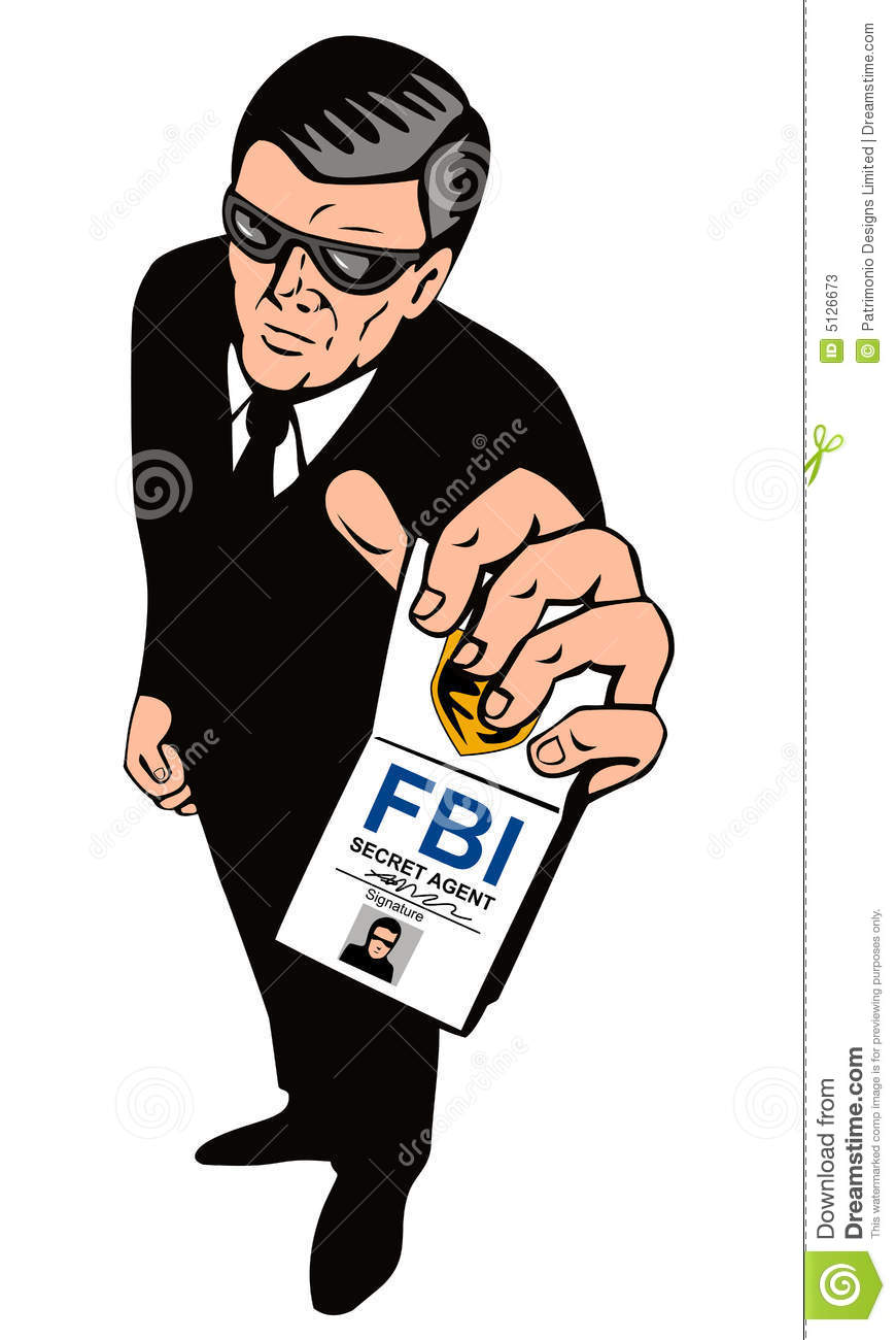 More Similar Stock Images Of   Secret Agent Showing Badge  
