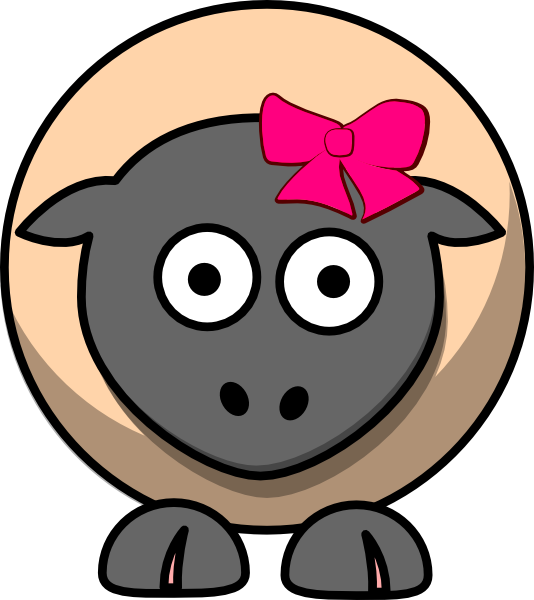 Sheep Cartoon Clip Art At Clker Com   Vector Clip Art Online Royalty