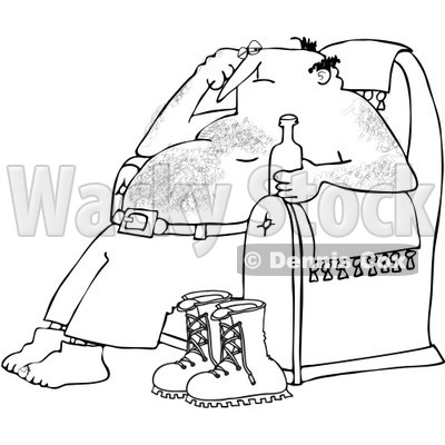 Stressed Man Clipart