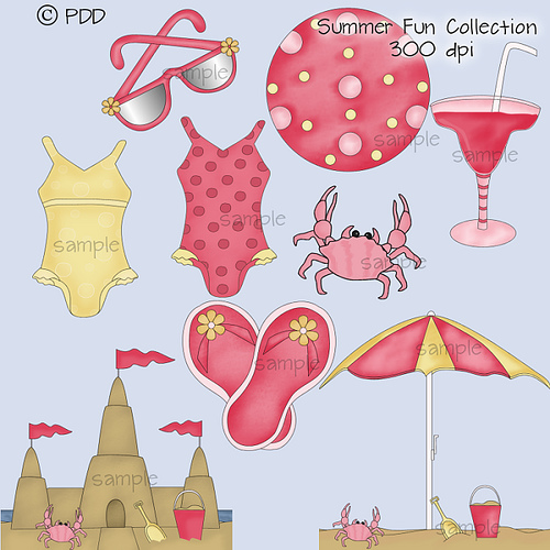 Summer Fun Clipart Collection   Flickr   Photo Sharing