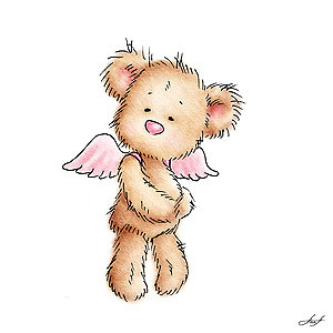 Teddy Bear With Pink Wings   Flickr   Photo Sharing