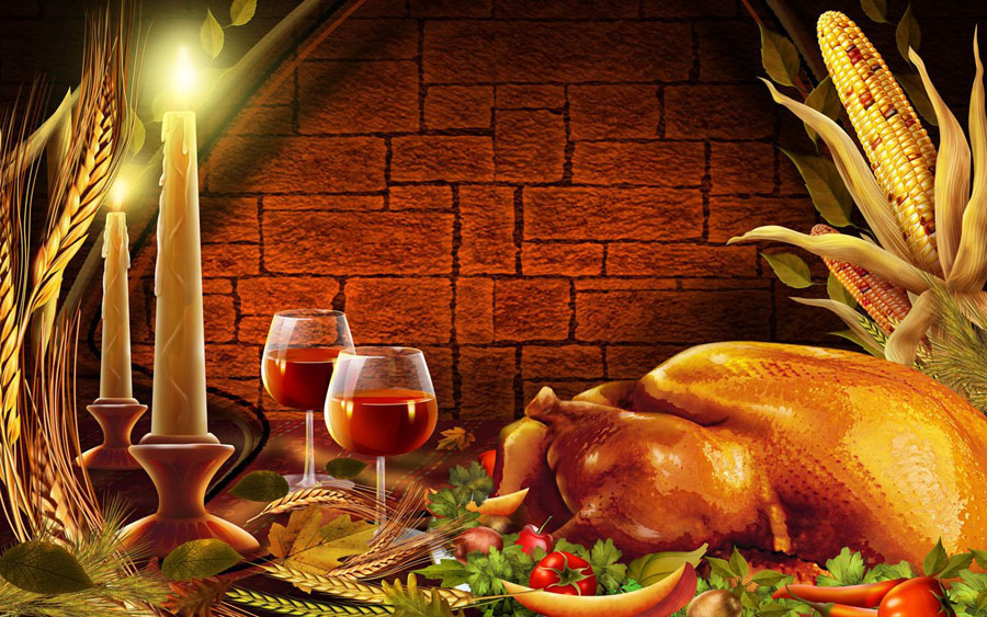 Thanksgiving Dinner   Free Ipad Wallpaper