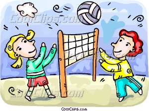 Clip Art Sports Volleyball And More Related Vector Clipart Images
