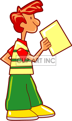 Clipart Writing A Letter Or Doing Clipart Boy Doing