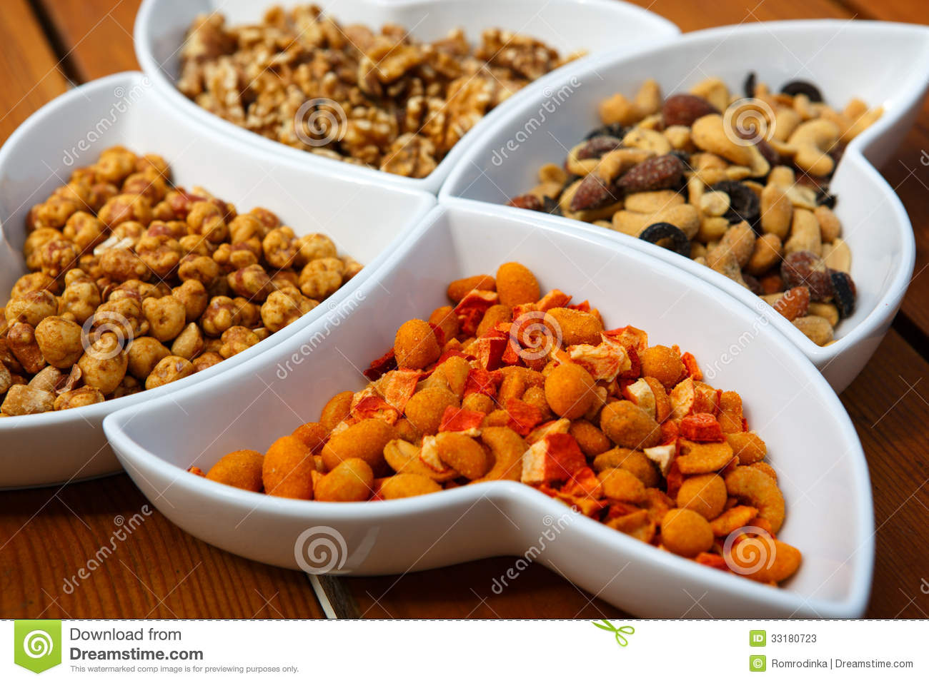 Different Kinds Of Nuts As A Salty Snack Stock Photos   Image    