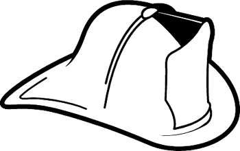 Firefighter Hat Coloring Page   Clipart Panda   Free Clipart Images