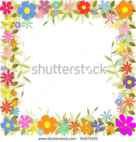 Flower Banner Clipart