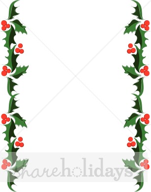 Holly And Berries Side Trim
