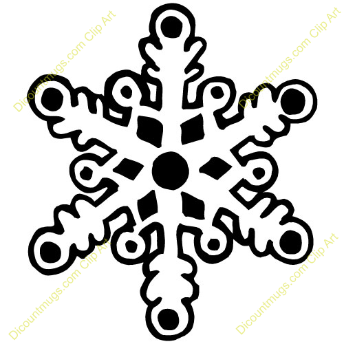 Name Intricate Outline Snowflake Description Snowflake With 6 Sides
