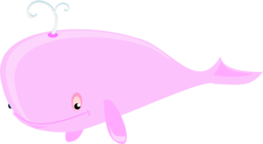 Pink Whale Clip Art At Clker Com   Vector Clip Art Online Royalty