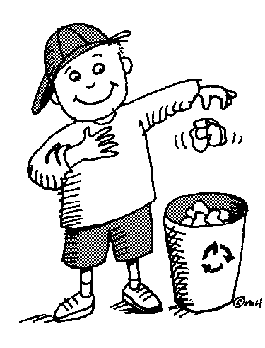 Recycle Paper Clipart Kid Recycling