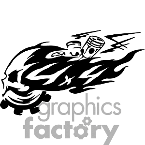 Royalty Free 4x4 Engine Graphic Clipart Image Picture Art   375335