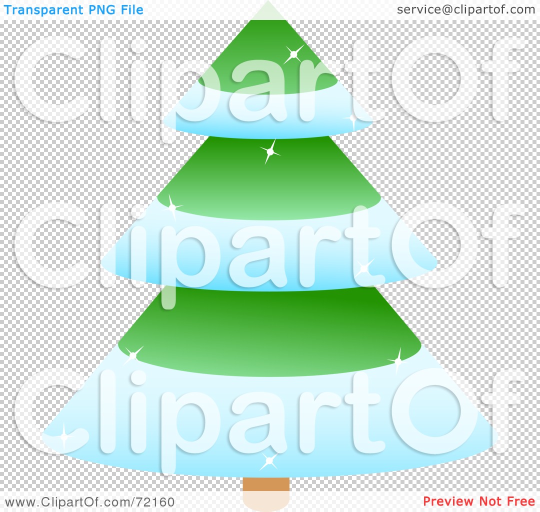 Royalty Free  Rf  Clipart Illustration Of A Sparkly Tiered Green