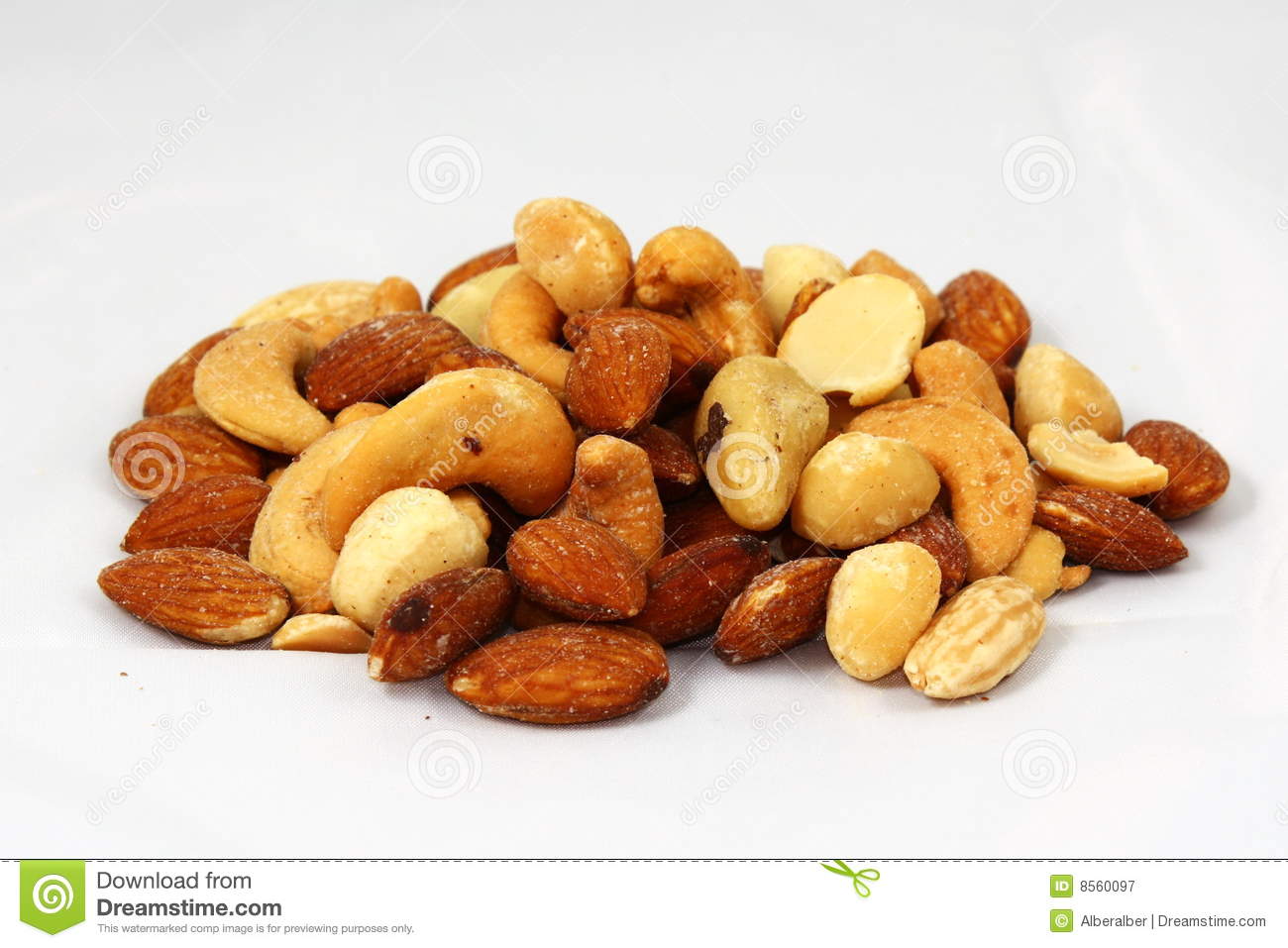 Salty Mix Nuts Royalty Free Stock Photography   Image  8560097