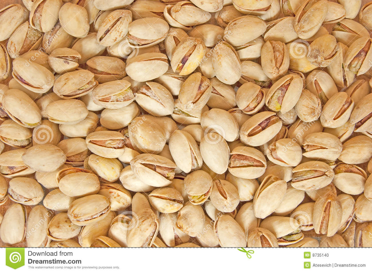 Salty Pistachio Nuts Stock Photo   Image  8735140
