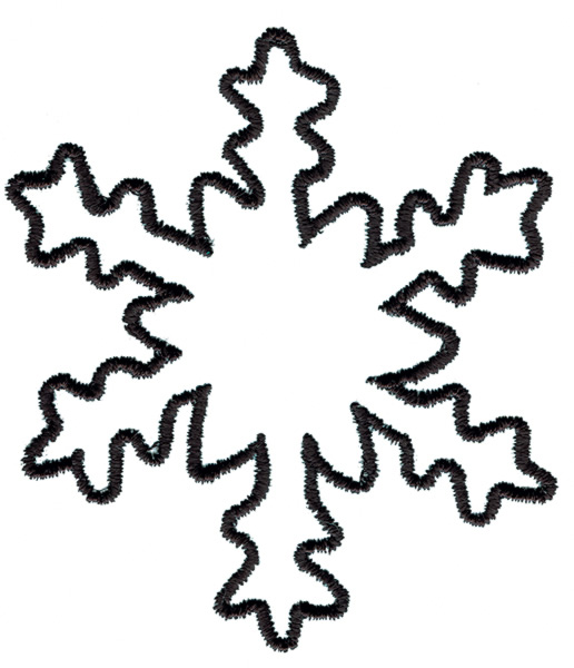 Snowflake Clipart Outline   Clipart Panda   Free Clipart Images
