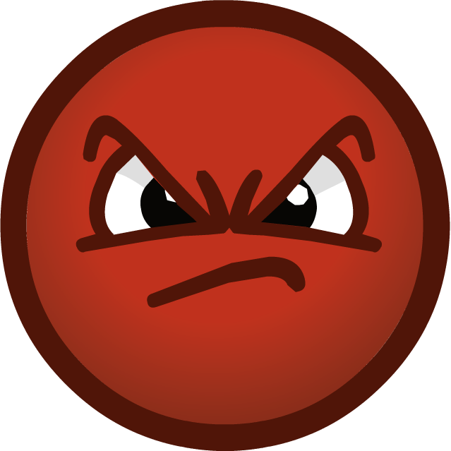 Angry Red Smiley Face   Clipart Best