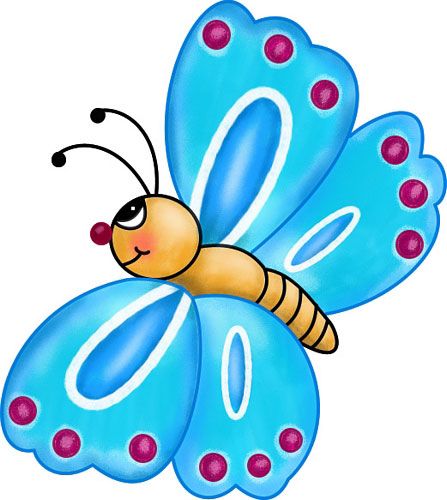 Bright    Butterfly S Clipart 17 Jpg Sli Icesv Bugs Cute Fun Silly