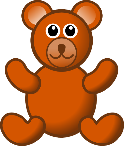 Brown Teddy Bear Clip Art   Animal   Download Vector Clip Art Online