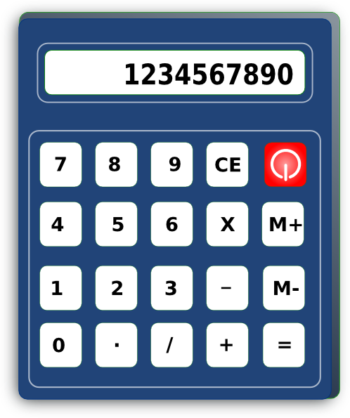 Calculator Clip Art At Clker Com   Vector Clip Art Online Royalty    