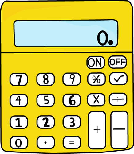 Calculator Clipart Yellow Calculator Png