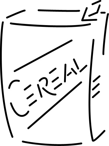 Cereal Box Clip Art Cereal Box  Food Misc Cereal