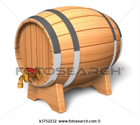 Clip Art   Wooden Barrel With Valve  Fotosearch   Search Clipart    