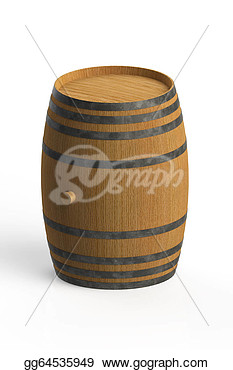 Drawing   Wooden Oak Barrel  Clipart Drawing Gg64535949