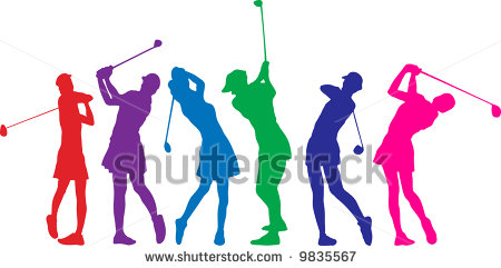Girl Golf Clip Art Stock Vector Golf Girls 9835567 Jpg
