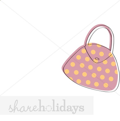 Green Purse Clipart Pink Flowers Clipart Yellow Purse Clipart