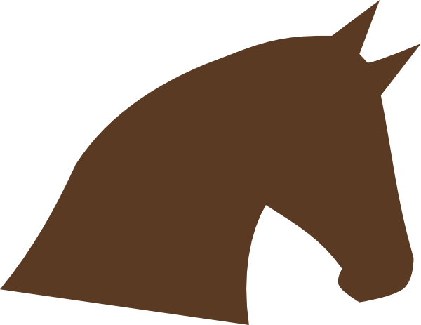 Horse Head Silhouette Clip Art At Clker Com   Vector Clip Art Online