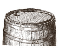 Oak Barrel Vector Logo Design Template  Wine Or Royalty Free Stock