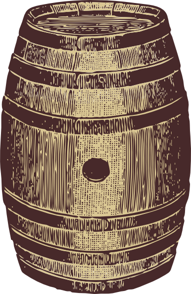 Wooden Barrel Clip Art At Clker Com   Vector Clip Art Online Royalty