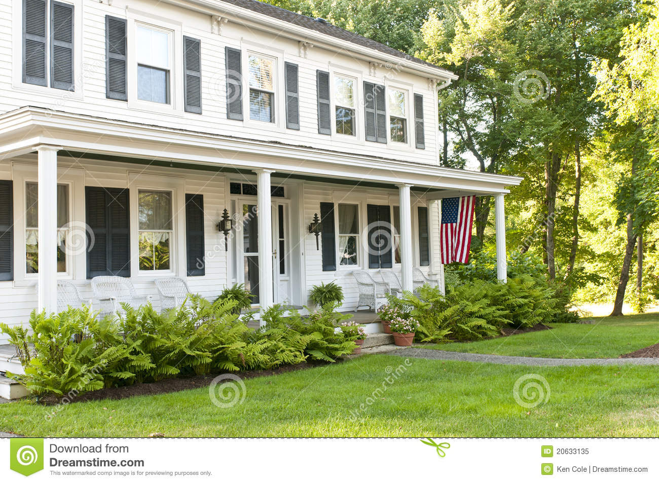 Country House Porch Royalty Free Stock Photo   Image  20633135
