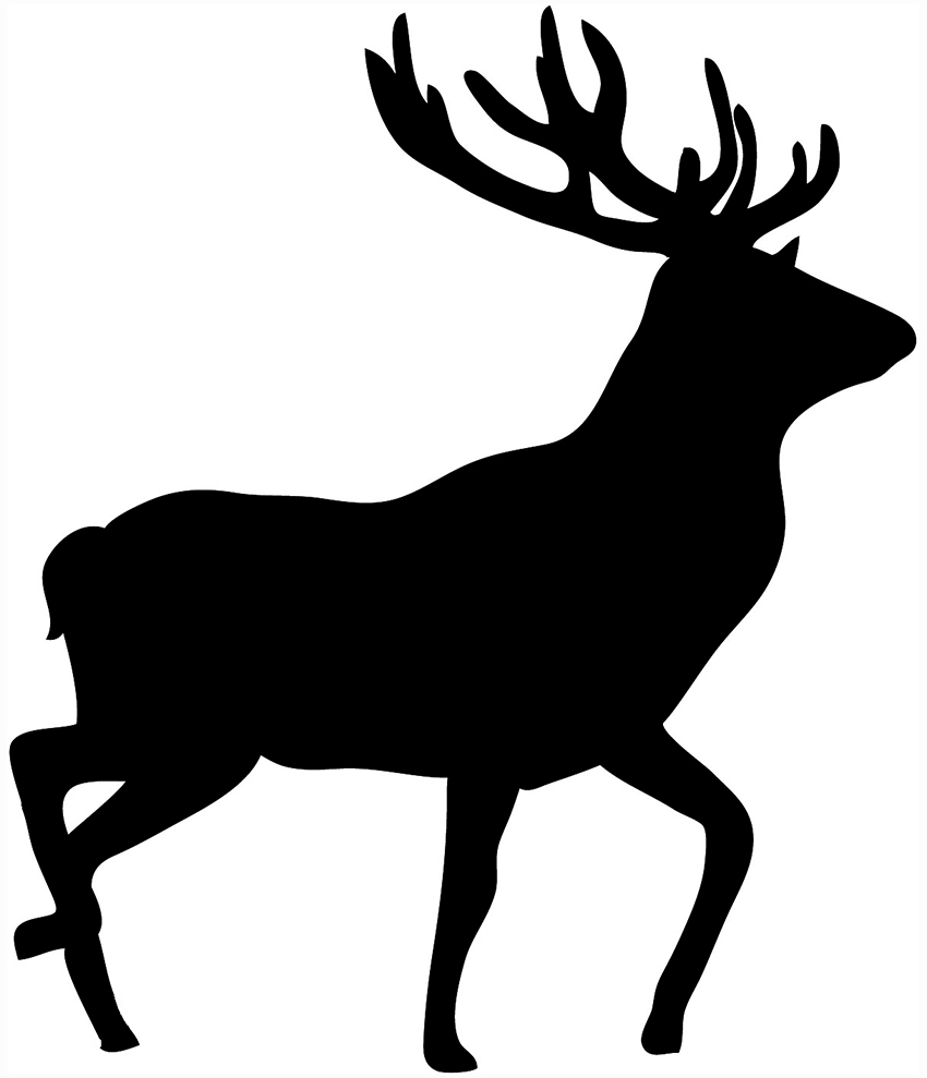 Deer Clipart Black And White   Clipart Panda   Free Clipart Images