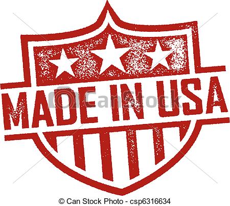 Eps Vector Of Made In Usa Stamp   Rubber Stamp Style Made In Usa