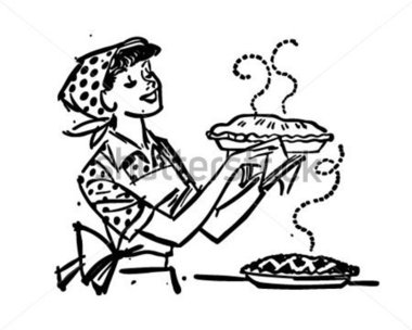 Fresh Baked Pies Retro Clipart Illustration Stock Vector   Clipart Me
