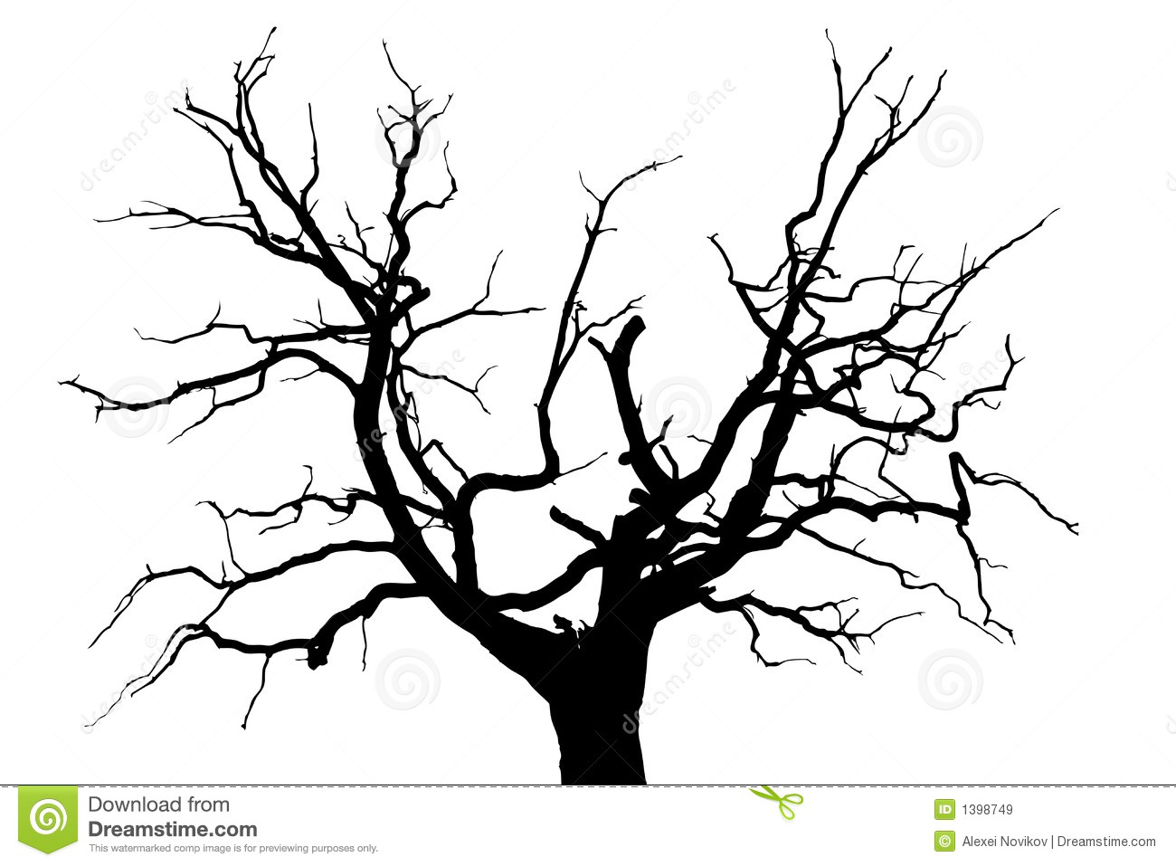Gloomy Dead Tree Royalty Free Stock Images   Image  1398749