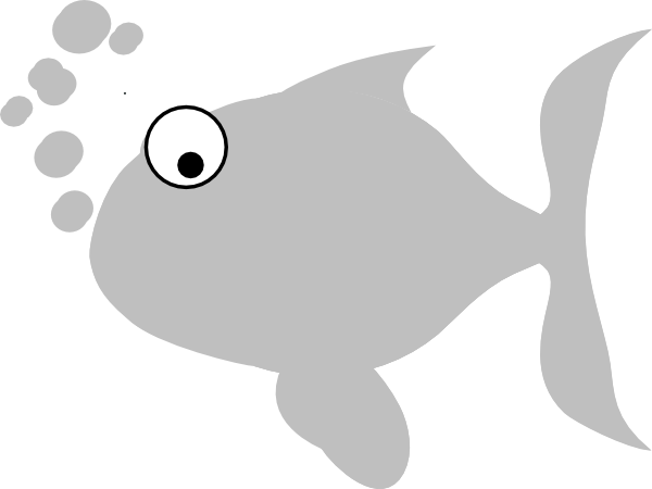 Grey Fish Clip Art At Clker Com   Vector Clip Art Online Royalty Free