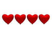 Hearts In A Row Clipart   Clipart Panda   Free Clipart Images