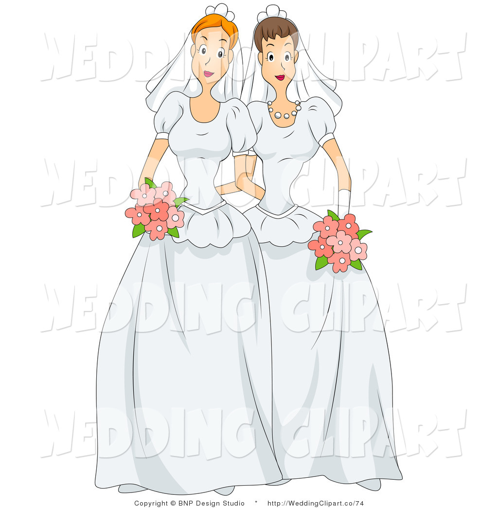 In Wedding Gowns Happy Lesbian Brides Getting Married In Suits Wedding    