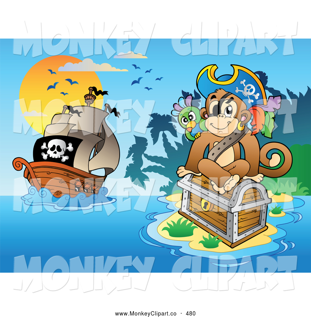 Pirate Island Clipart Clip Art Of A Friendly Pirate