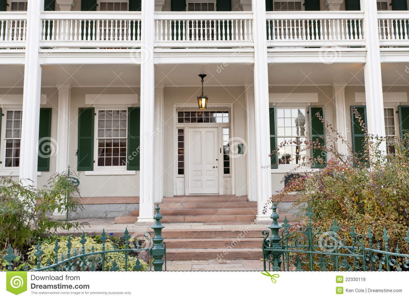 Porch Doorway Country Inn Royalty Free Stock Images   Image  22330119