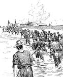 Troops Invaded Manila In 1898 And Waged War With The Spaniards