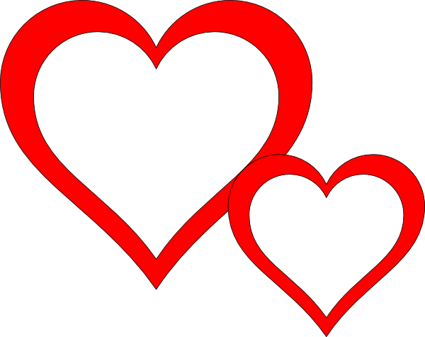 Two Hearts Clip Art   Clipart Panda   Free Clipart Images