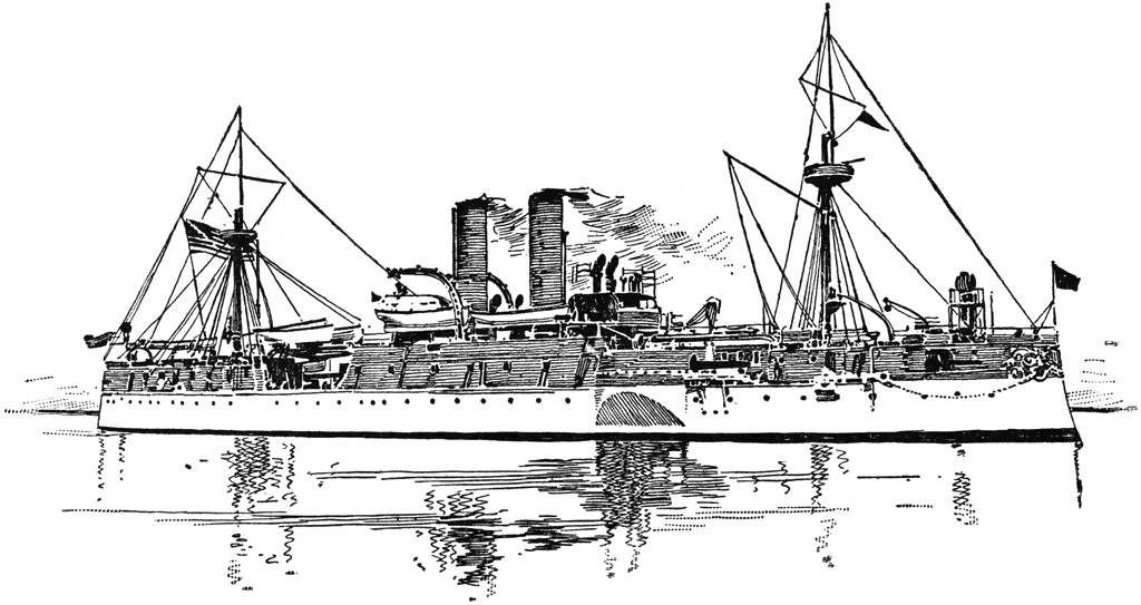 United States Battleship Maine   Clipart Etc